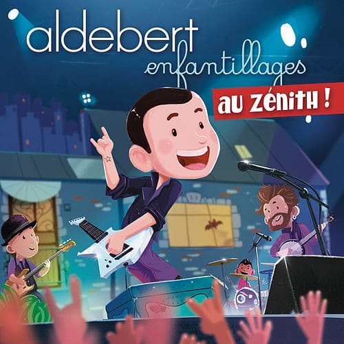 Aldebert-Enfantillages LIve-Cover-Aldebert Inconnu Célèbre depuis Dix Ans-ParisBazaar-Borde