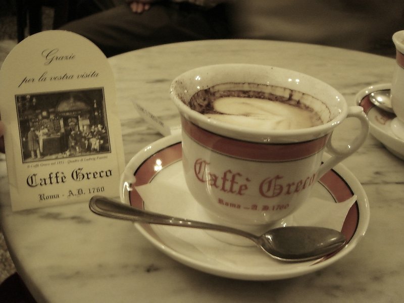 Lettre de Rome-Café Greco-ParisBazaar-Vicaire